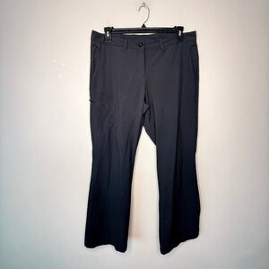 Ex Officio Womens Size 14 Hiking Outdoor Pants Lightweight Nylon Blend  BLACK